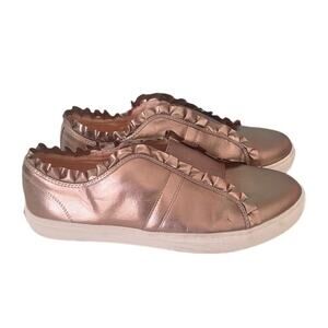 Kate Spade Shoes Womens 11 M Lance Rose Gold Sneakers Comfort Leather Slip On